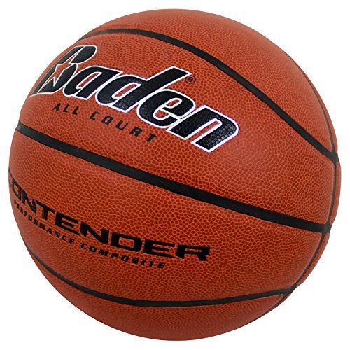 Baden Contender Indoor-Outdoor Basketball | Official Size 7, 29.5-Inch Men’s Basketball with Durable Composite Cover, Orange Color - Image 4