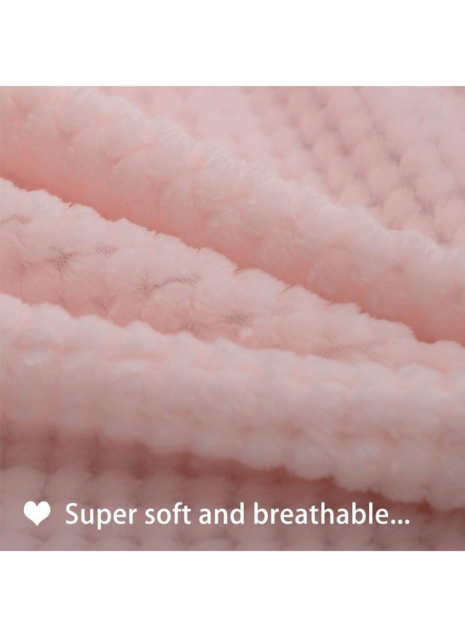 furrybaby furrybaby Premium Fluffy Fleece Dog Blanket, Soft and Warm Pet Throw for Dogs & Cats(40x47inch, Pink)  - Image 2