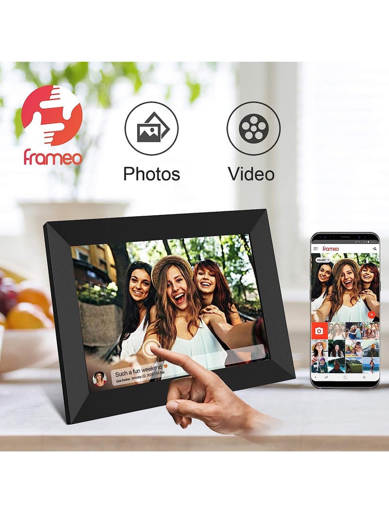 10.1 Inch Smart WiFi Digital Photo Frame 1280x800 IPS LCD Touch Screen, Auto-Rotate Portrait and Landscape, Built in 16GB Memory, Share Moments Instantly via Frameo App from Anywhere - Image 3
