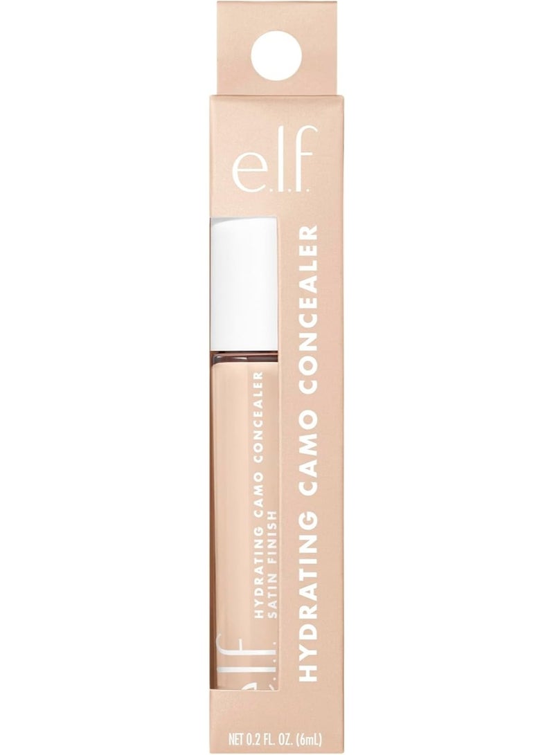 إلف كونسيلر مرطب مموه، خفيف الوزن، تغطية كاملة، يدوم طويلاً، يخفي، يصحح، يغطي، يرطب، يبرز، لمسة نهائية ساتانية (بيج فاتح) - Image 4