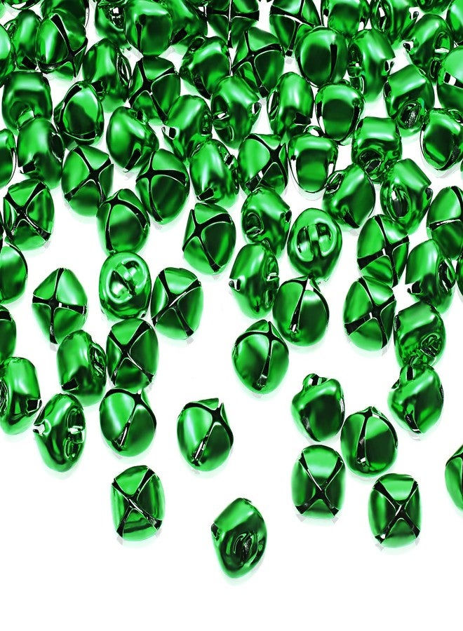Zhanmai 200 Piece Jingle Bells, 1/2 Inch Craft Bells Bulk, Christmas Bells for Crafts DIY Bells for Wreath, Holiday Home and Christmas Decoration (Green) - Image 1