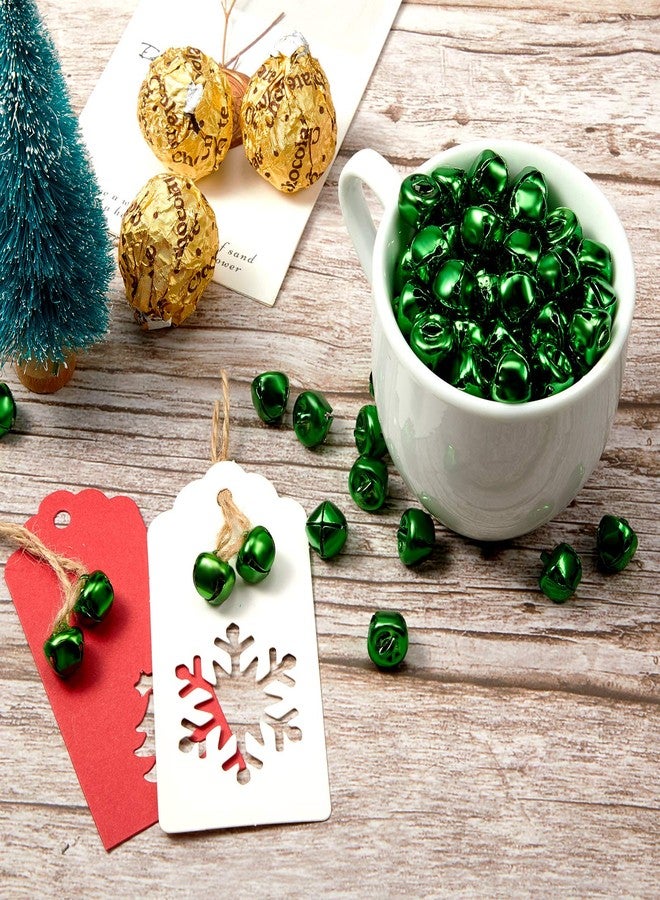 Zhanmai 200 Piece Jingle Bells, 1/2 Inch Craft Bells Bulk, Christmas Bells for Crafts DIY Bells for Wreath, Holiday Home and Christmas Decoration (Green) - Image 4
