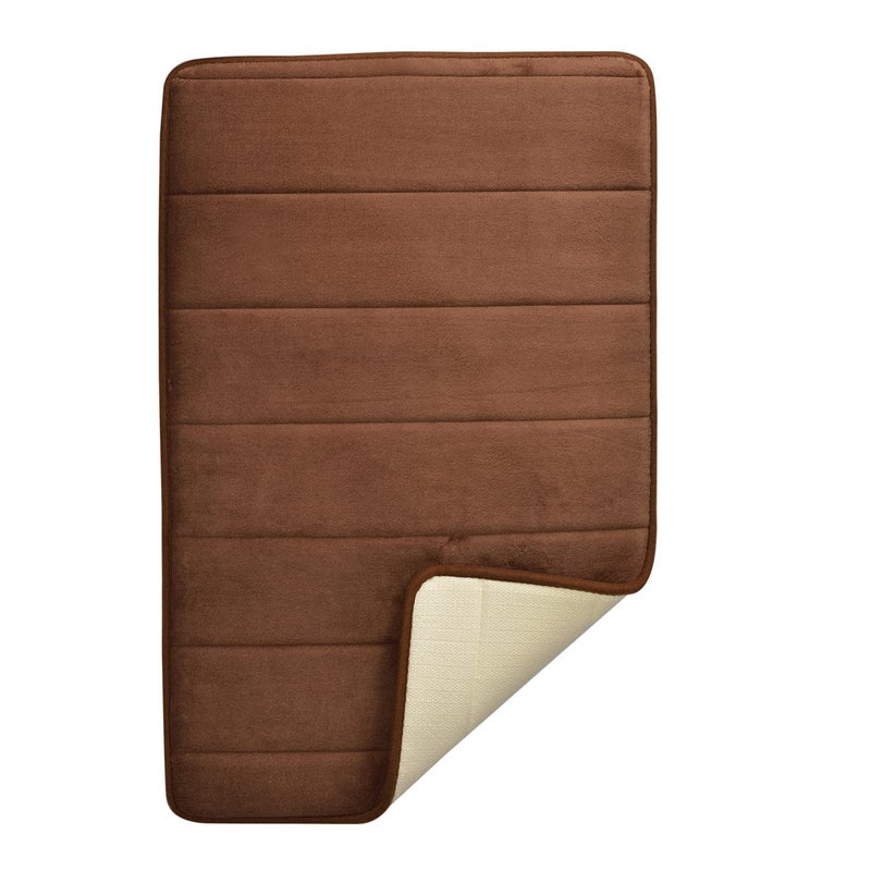 Caltero Anti Slip Welcome Door Mat for Home Kitchen Office Living Rooms Bedroom Entrance Mats Non Slip Bathroom Bath Mat Rugs Floor Mat Carpet Door MatPlainBrown - Image 1