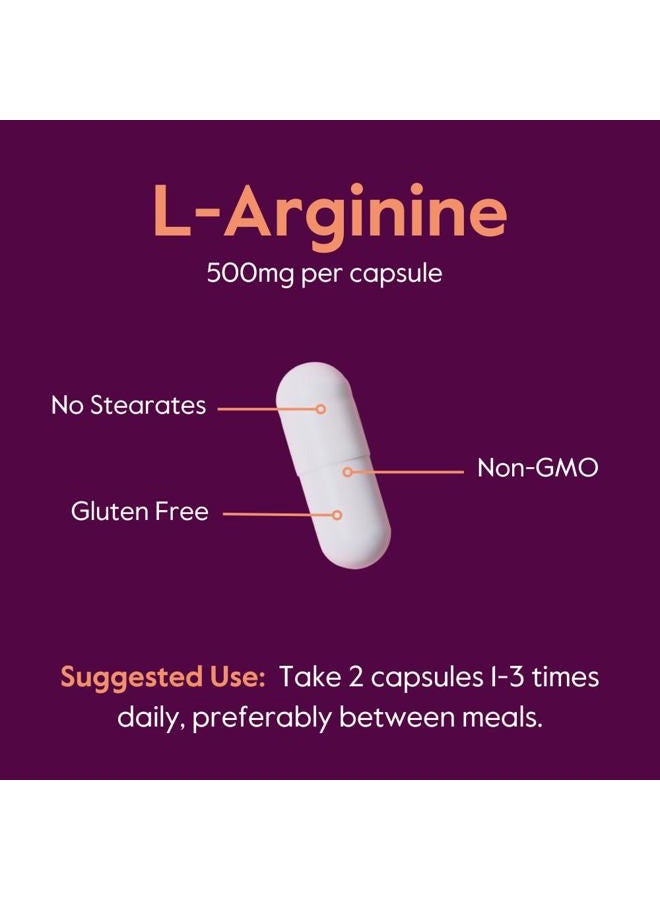 BESTVITE L-Arginine 500mg (240 Capsules) by Bestvite - Image 5