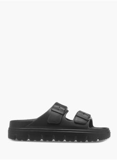 Celeste Womens Buckle Accent Slide Slippers With Slip-On Closure  - Image 1