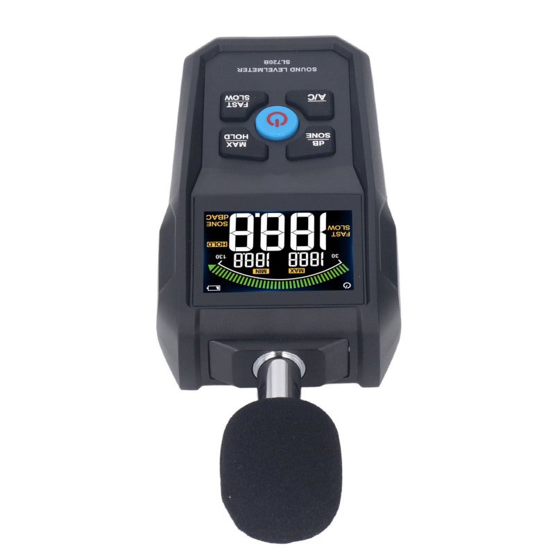 MESTEK Digital Sound Level Meter 30-130dB ±1.5dB Accuracy - Quick 125ms/1000ms Response Decibel Meter for Noise Engineering, Construction, Home School Health Protection - Image 5