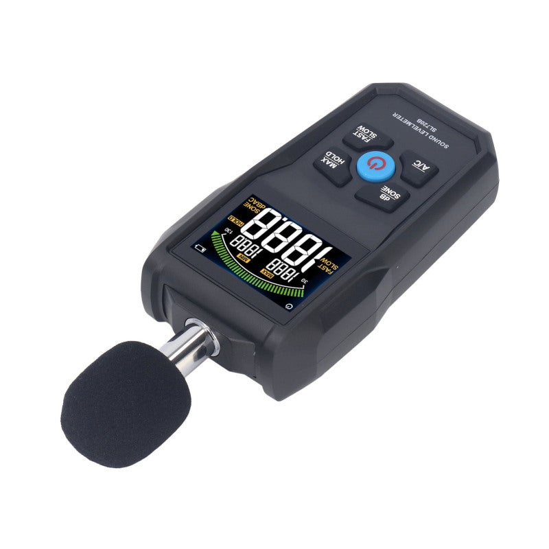 MESTEK Digital Sound Level Meter 30-130dB ±1.5dB Accuracy - Quick 125ms/1000ms Response Decibel Meter for Noise Engineering, Construction, Home School Health Protection - Image 4