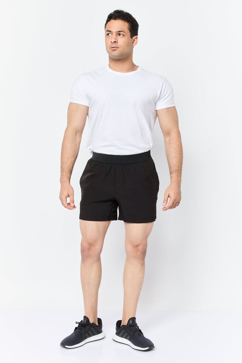 Mister Men 5 Inseam Sportswear Fit Training Shorts, Black - Image 4