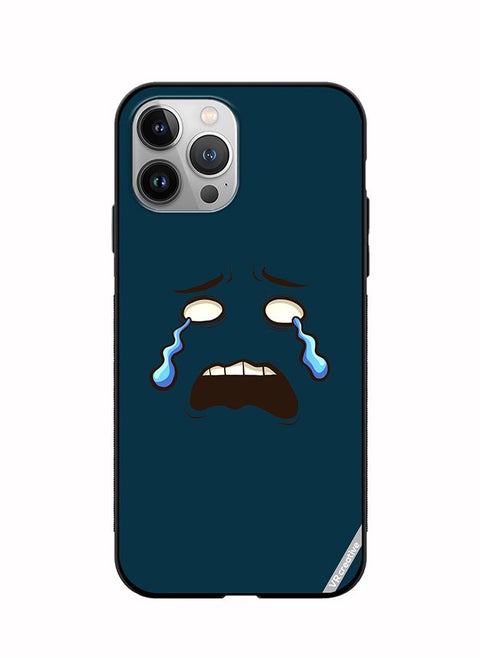 Protective Case Cover For Apple iPhone 12 Pro Max Crying Face Design Multicolour
