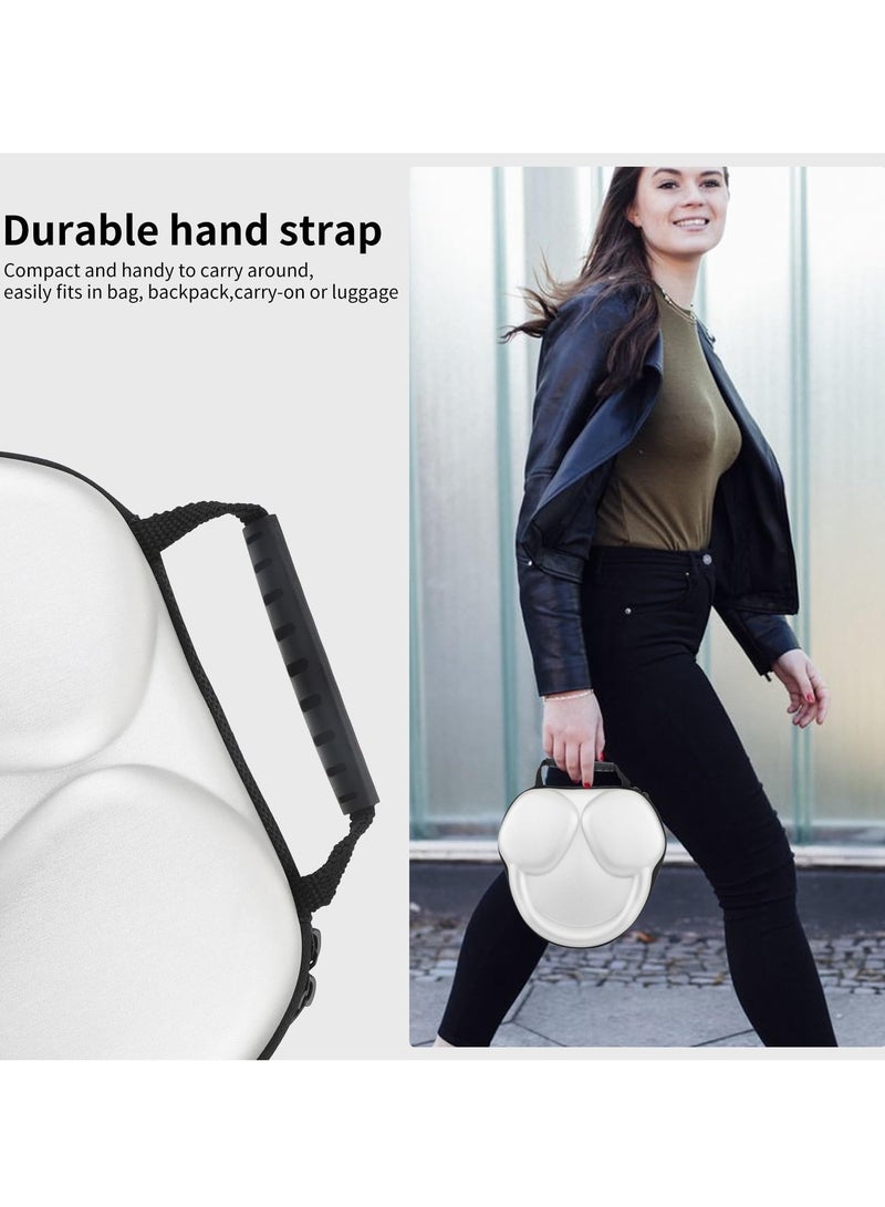 حافظة صلبة مقاومة للماء لسماعات AirPods Max، تخزين محمول للسفر مع تصميم وضع النوم وحماية لملحقات آبل - Image 3