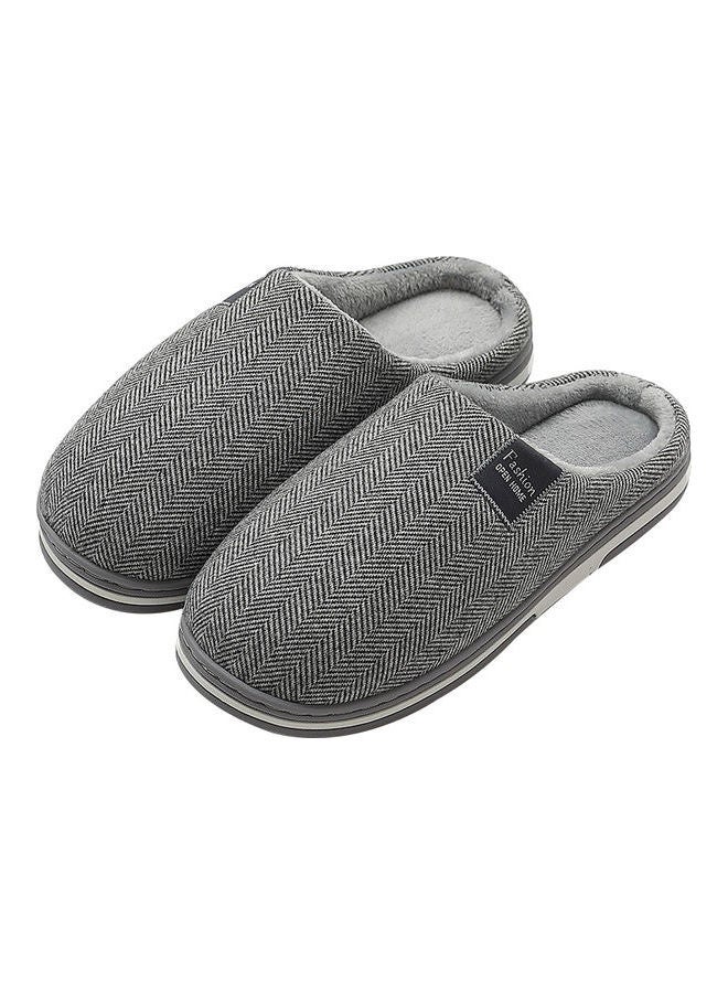 Cotton Bedroom Slippers Grey - Image 1