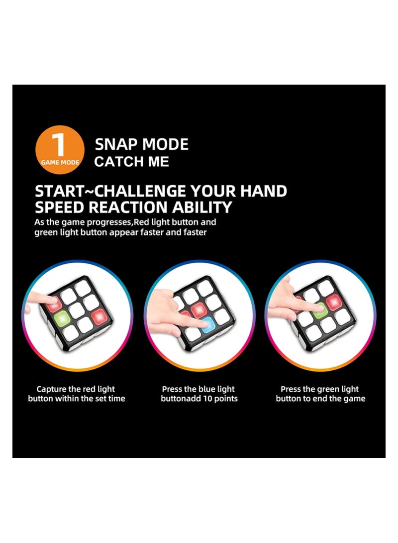 Interactive Music Cube Brain Game for Kids Ages 6-12 Fun Flashing Handheld Toy Gift - Image 2