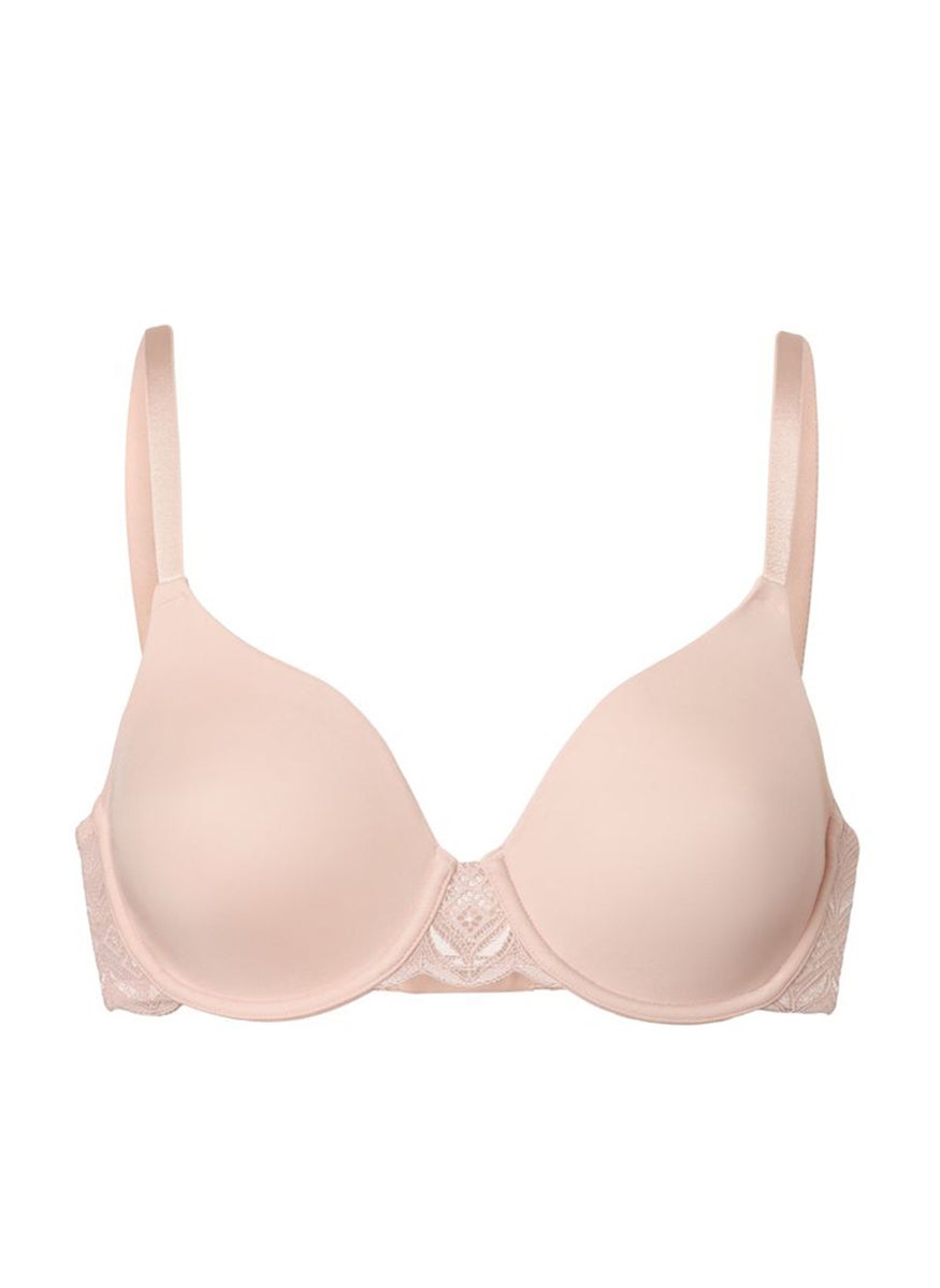 Tchibo Women Non-Padded Wireless Bra, Pink  - Image 3