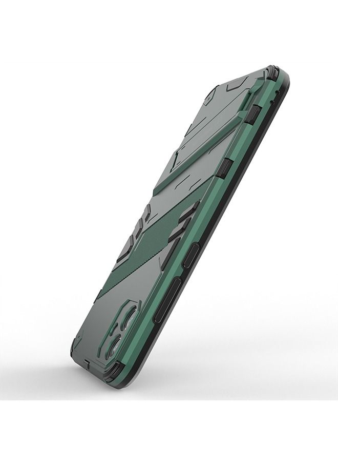 BIBERCAS Samsung Galaxy A04e Case Cover Hybrid Heavy Duty Armor Anti-Scratch Rear Invisible Bracket Rugged Dual Layer Anti-slip and Sweat Resistant Protector Cover - Image 5