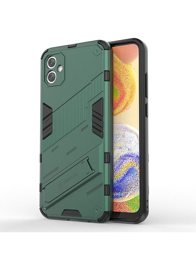 BIBERCAS Samsung Galaxy A04e Case Cover Hybrid Heavy Duty Armor Anti-Scratch Rear Invisible Bracket Rugged Dual Layer Anti-slip and Sweat Resistant Protector Cover - Image 4