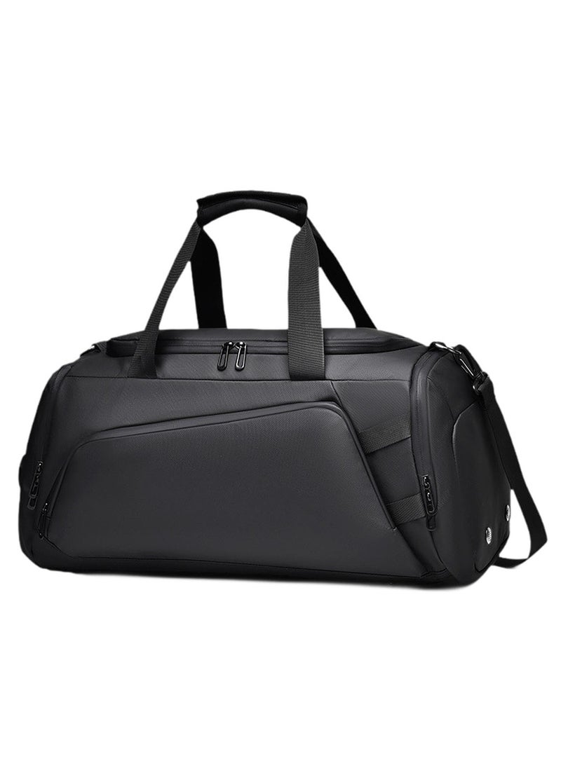 Anmi - Sport Duffle Backpack Gym Bag with Dry Wet Pocket & Shoes Compartment for Men Women Travel Weekender Overnight - Image 1