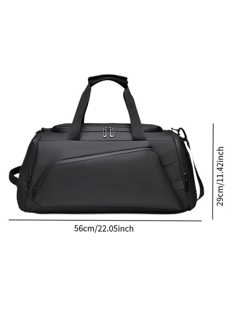 Anmi - Sport Duffle Backpack Gym Bag with Dry Wet Pocket & Shoes Compartment for Men Women Travel Weekender Overnight - Image 1