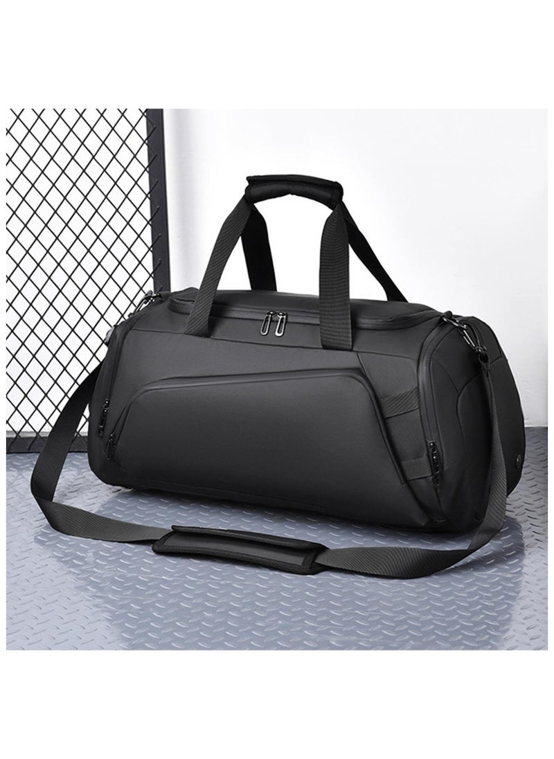 Anmi - Sport Duffle Backpack Gym Bag with Dry Wet Pocket & Shoes Compartment for Men Women Travel Weekender Overnight - Image 1