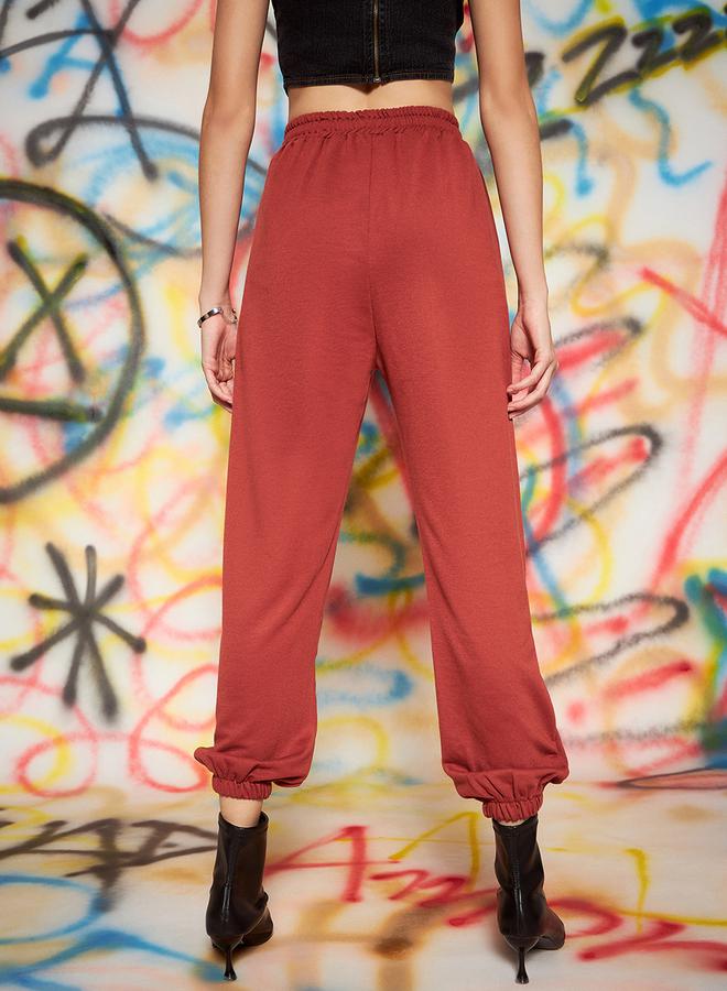 كاجوالي كاسواللي جوجرز بقصة مريحة وخصر برباط - Image 2