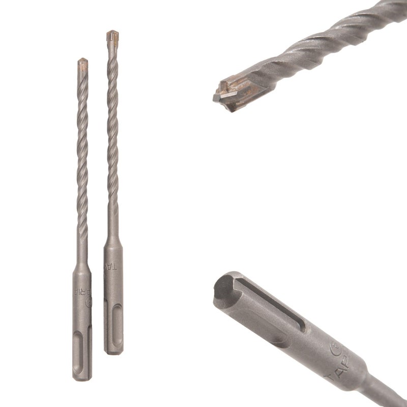 TAPARIA 6mm Cross Point Tip SDS Plus Hammer Drill Bit for Concrete/Masonry Drilling (HDC 6160, 6x100x160 mm, Pack of 2)-Home, DIY, Professional, Construction, Brick, Wall-Drilling - Image 5