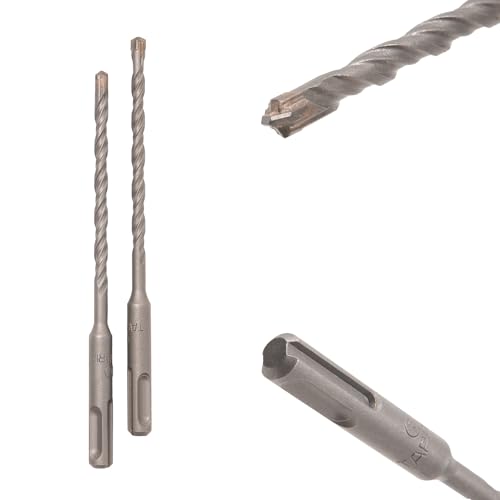 TAPARIA 6mm Cross Point Tip SDS Plus Hammer Drill Bit for Concrete/Masonry Drilling (HDC 6160, 6x100x160 mm, Pack of 2)-Home, DIY, Professional, Construction, Brick, Wall-Drilling - Image 1