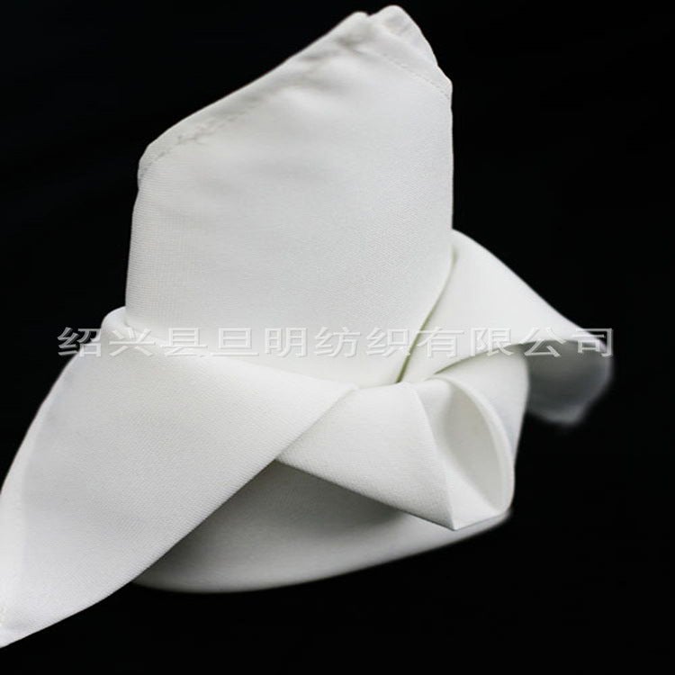 Supply El Polyester Napkin Cloth – Square Wedding Decoration Fabric 45x45CM - Image 4