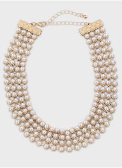 Khizana Pearl Choker Necklace  - Image 1