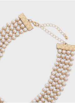 Khizana Pearl Choker Necklace  - Image 3