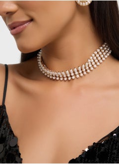 Khizana Pearl Choker Necklace  - Image 4
