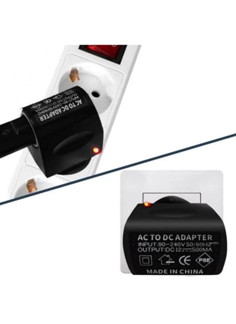Generic - AC 220V To DC 12V EU Plug Converter Car Cigarette Lighter Adapter Wall Power Socket Adapter Converter Car Accessories Items - Image 1