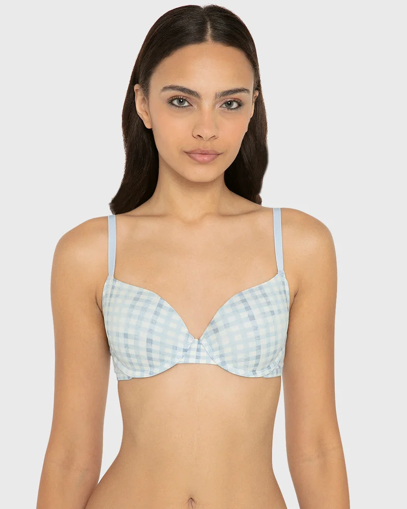 لا سينزا La Senza Lightly Lined Wired Cotton Bra