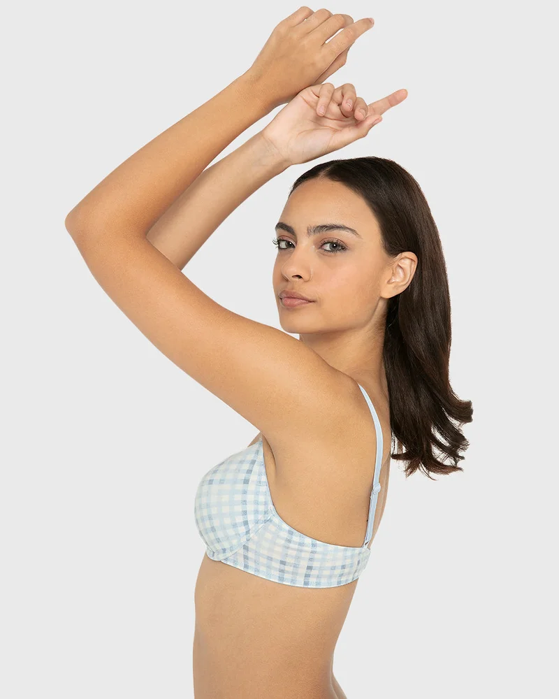 لا سينزا La Senza Lightly Lined Wired Cotton Bra