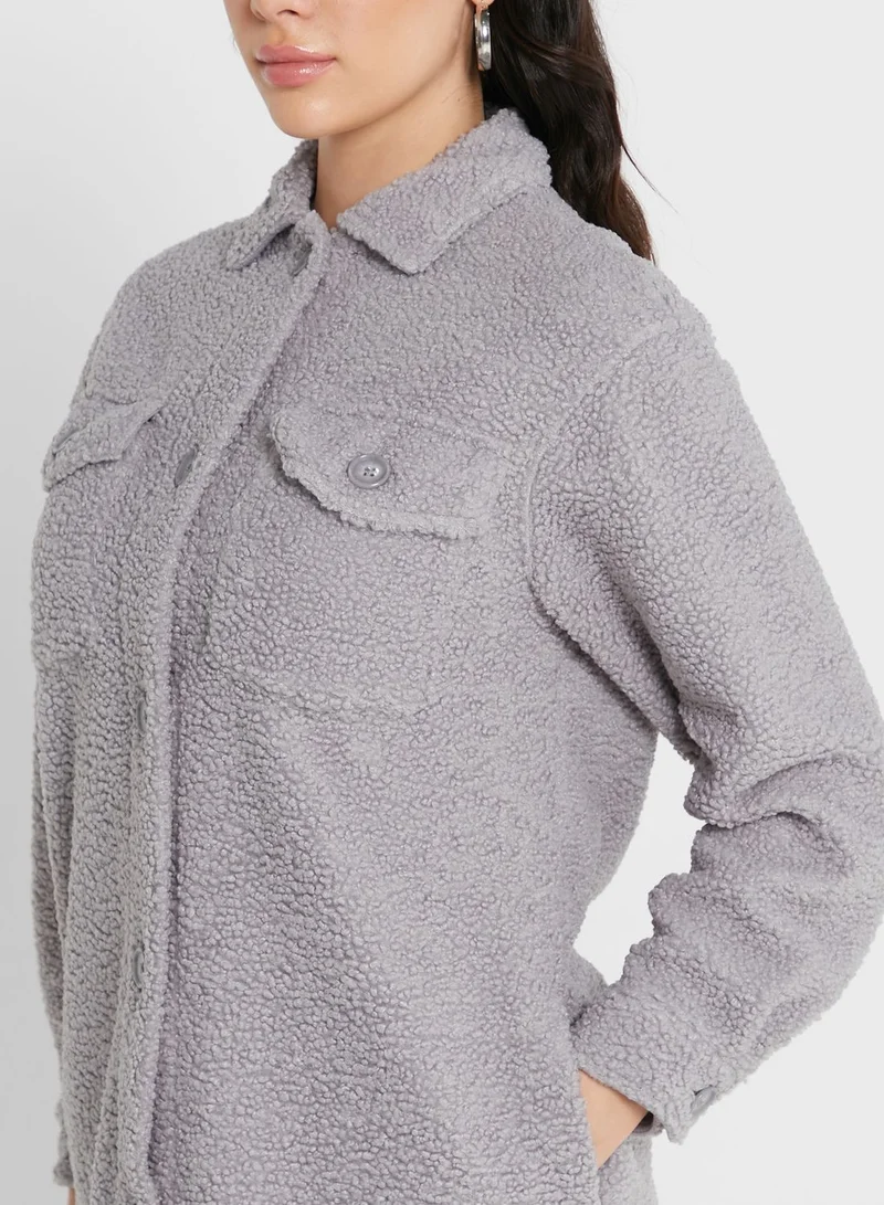 NEW LOOK Longline Knitted Shacket