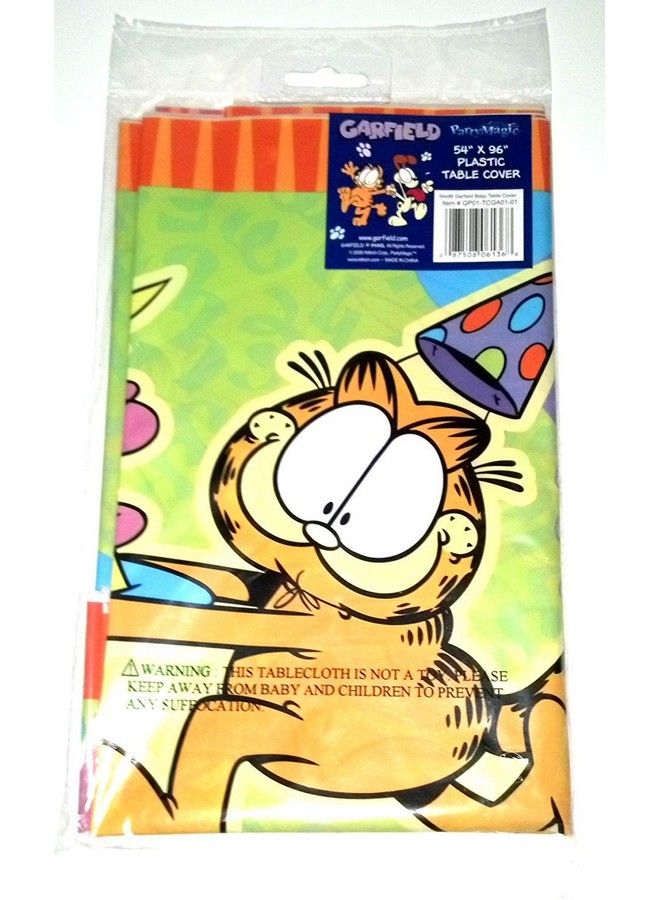 Unique Garfield Birthday Party Supplies Bundle For Party Of 16 Includes Plates Napkins Table Cover (Bundle For 16) - Image 3