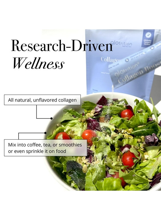 Glotrition Collagen Boost | Skin, Hair, Nails & Joint Support | Reduce Wrinkles and Firm Skin | All-Natural, Non-GMO Collagen for Women & Men 15ct - Image 4