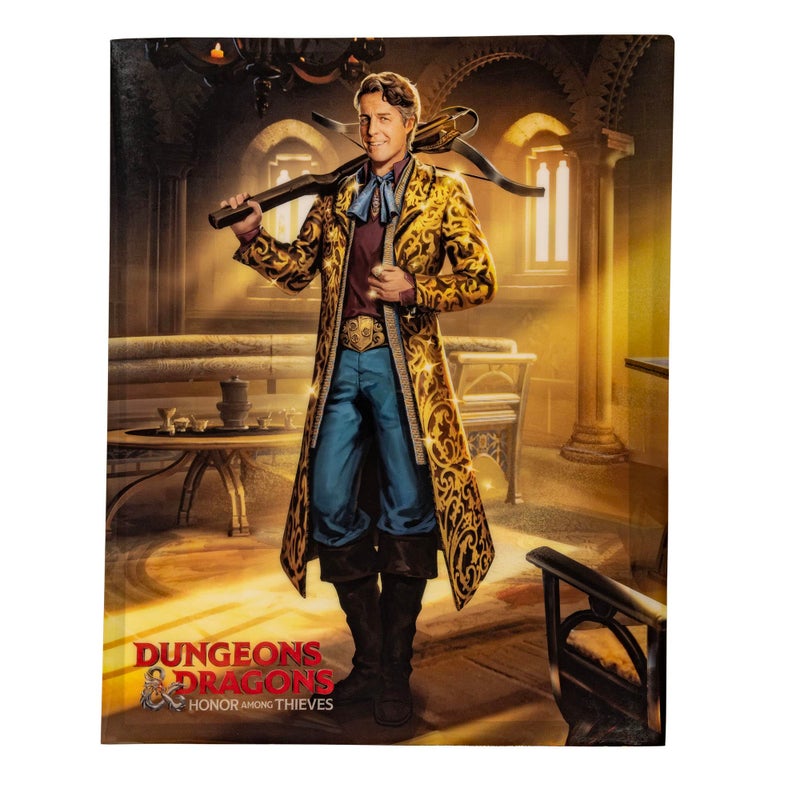Ultra Pro Ultra PRO - Dungeons & Dragons: Honor Among Thieves Character Folio with Stickers Ft. Hugh Grant - Organize & Store your Notes  Character Sheets  & D&D Spell cards  Includes Two 9-Pocket Pages  - Image 3