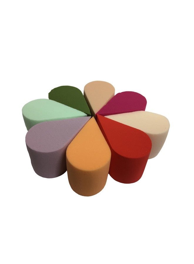 MEGAGA USA Rangoli Sponge Powder Puff Pack of 9