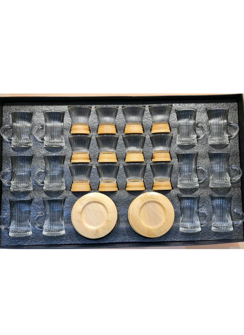 A set of Tea Cups and Coffee Cups with Saucers, 36 pieces - pzsku/Z3C0219F98019FA66C843Z/45/_/1728316251/066aecb3-543c-4915-8ec8-917bd6a2365c