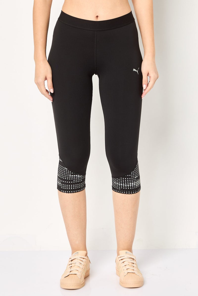 PUMA Women Sportswear Fit 3/4 Training Tights, Black - Image 1