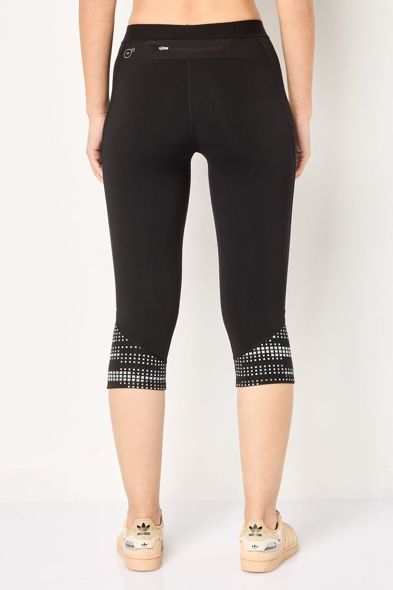 PUMA سراويل رياضية نسائية ضيقة 3/4 للتدريب، سوداء - Image 4