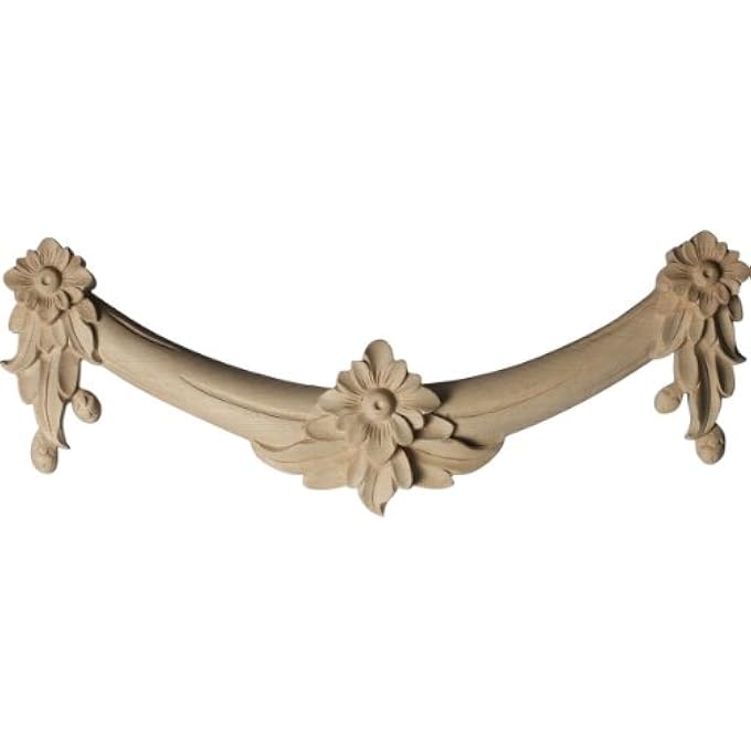 ONL16X06X01FLAL ONLAY, 16 1/8"W X 6"H X 1 3/8"D, ALDER - Image 2