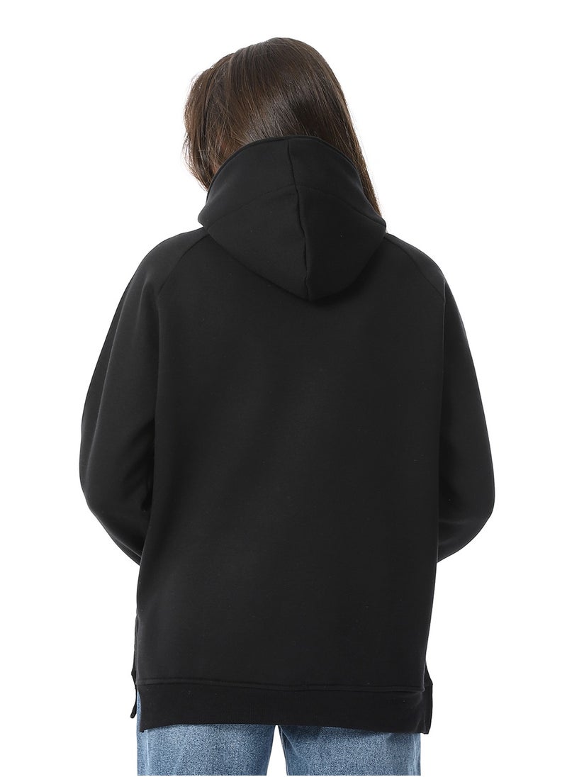 Long Sleeves Slip On Fleeced Plain Hoodie _ Black - pzsku/Z3C026B9F46B4571823B0Z/45/_/1729427156/8a1ec6bc-eae1-43be-934c-24800c6c3c5d
