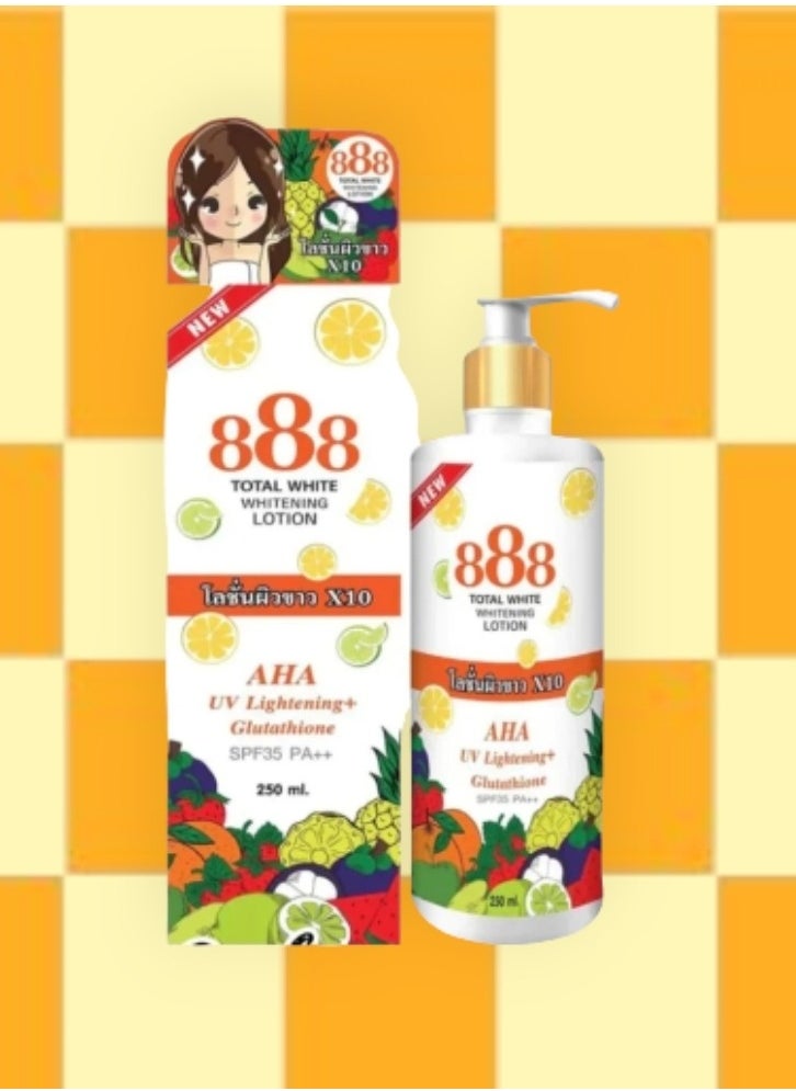 888 توتال وايت لوشن التبييض 250 مل  - Image 1
