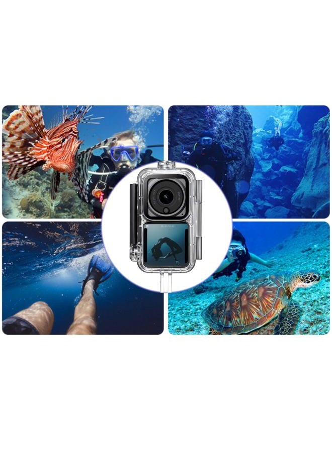 Camkix Waterproof Case Compatible with DJI Action 2 Power Combo or DJI Action 2 Dual-Screen Combo -Transparent - Protects Up To 147ft/45M Underwater - Clear Display - Diving, Skiing, Snorkeling Case - Image 4