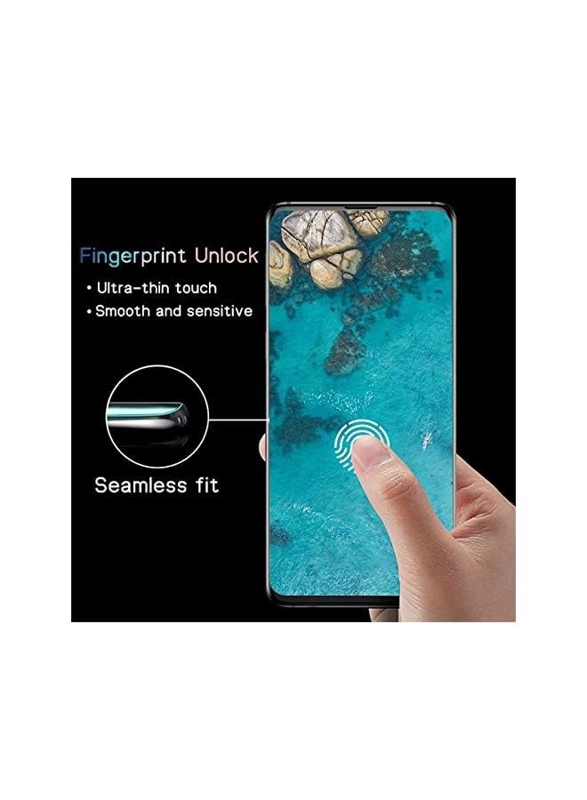 بروماس [2+2] حزمة واقي شاشة Galaxy Note 20 Ultra، تتضمن عبوتين من واقي الشاشة الزجاجي المقوى، عبوتين من واقي عدسة الكاميرا من الزجاج المقوى، وضوح عالي الدقة، مضاد للخدش، خالٍ من الفقاعات - Image 2