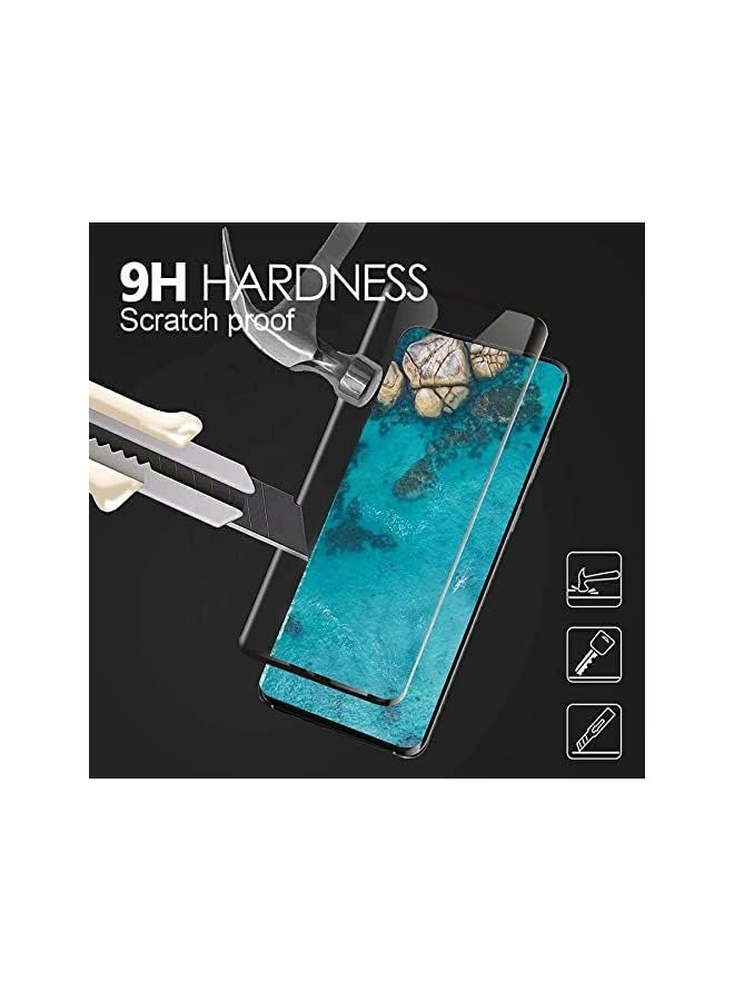 بروماس [2+2] حزمة واقي شاشة Galaxy Note 20 Ultra، تتضمن عبوتين من واقي الشاشة الزجاجي المقوى، عبوتين من واقي عدسة الكاميرا من الزجاج المقوى، وضوح عالي الدقة، مضاد للخدش، خالٍ من الفقاعات - Image 4