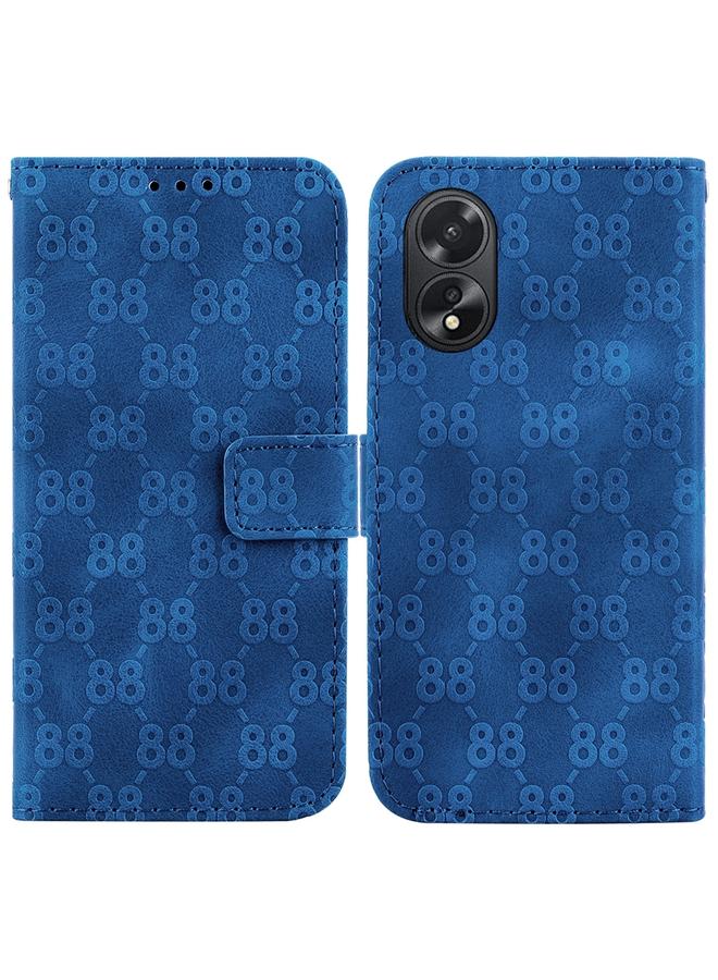 إيروريكس جراب لهاتف OPPO A38 4G / A18 جراب هاتف جلدي مزدوج منقوش على شكل 8 - Image 1