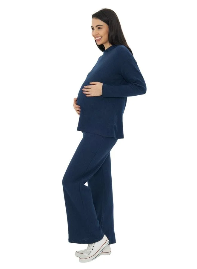 LuvmaBelly - MYRA9610 - Knitted Maternity Bottom-Top Set.