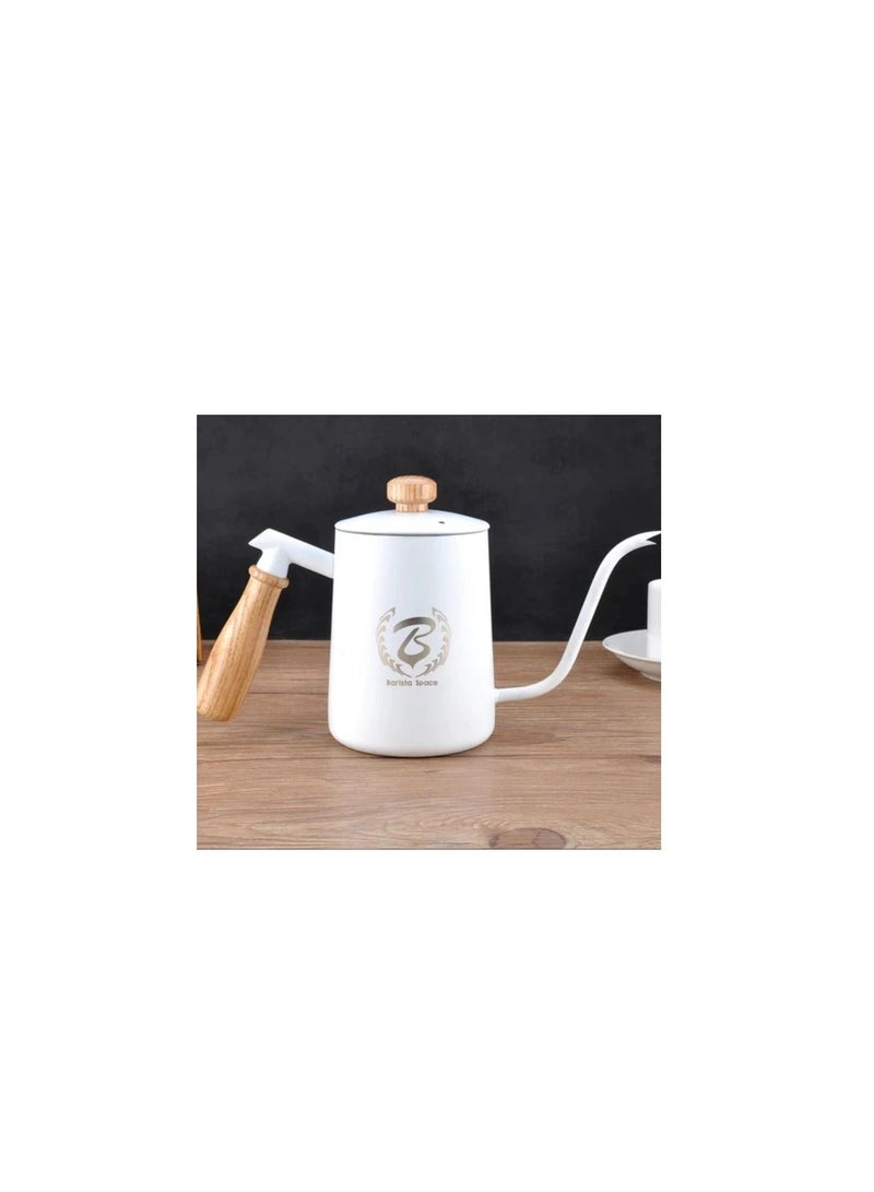 Barista Space Barista Space Unique Spout Brewing Kettle - White (600ml) - Image 2