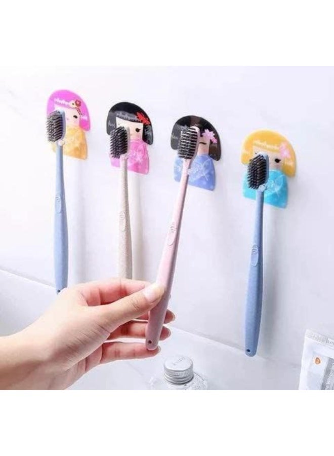 Cute Wall Mounted Multi-Purpose Holder for Toothbrush, Razor, Face Brush and Bathroom Accessories - Image 2